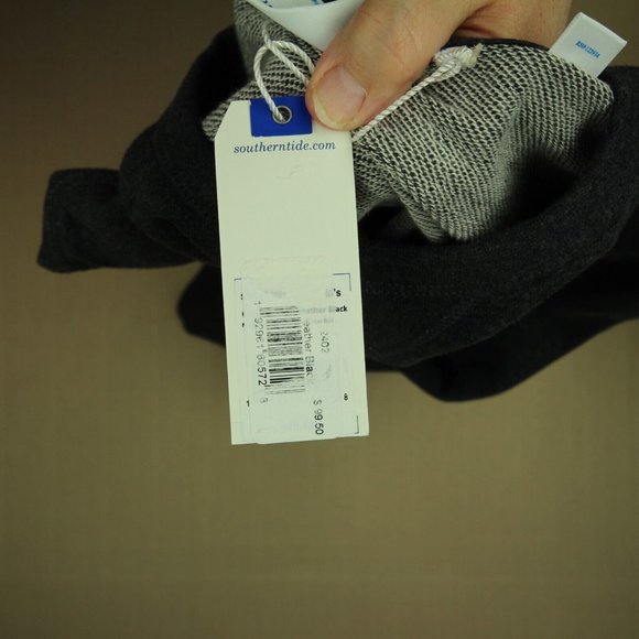 Southern Tide Gameday Upper Deck Sweatshirt Men's Size Small Heather Black NWT - Picture 9 of 11
